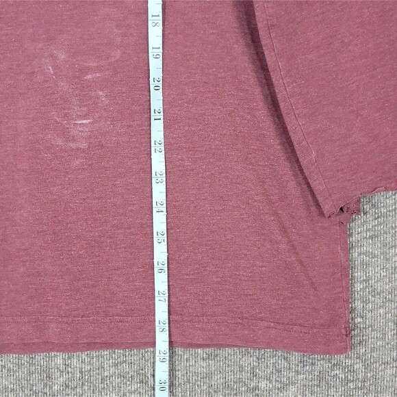 Under Armour T-Shirt Mens Large Maroon Wounded Warrior Project 3/4 Sleeve Loose - Picture 5 of 14